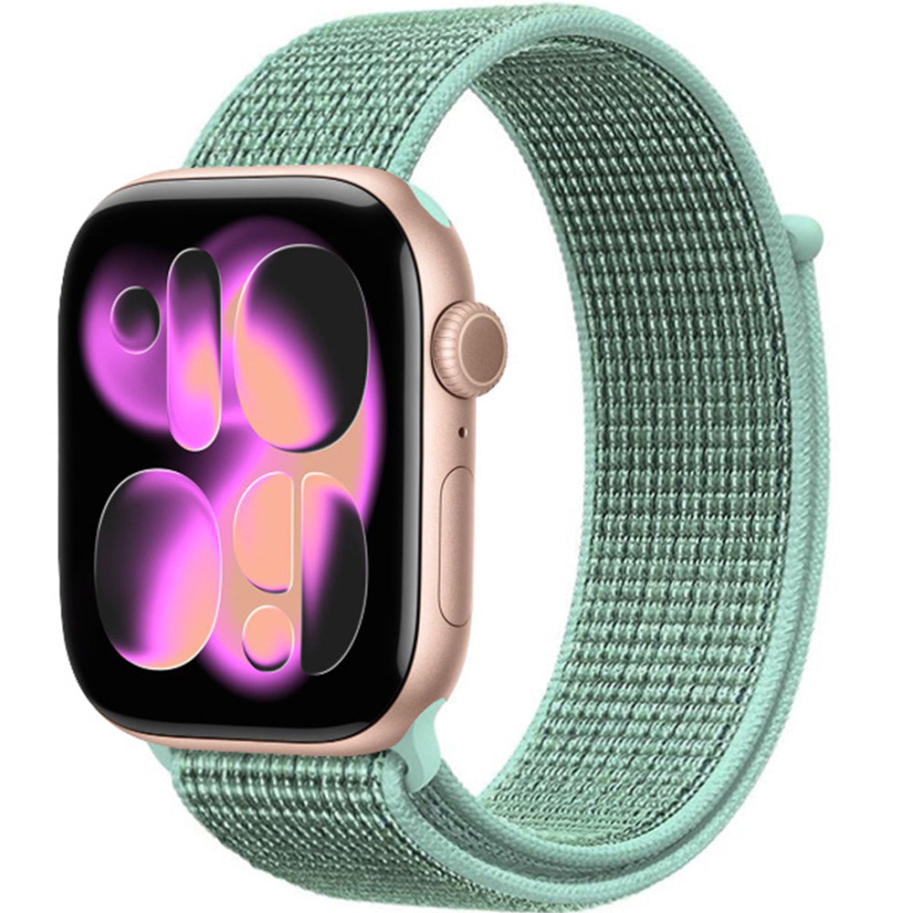 Armband für Apple Watch 42/41/40/38 mm, Crong Nylon, Grün
