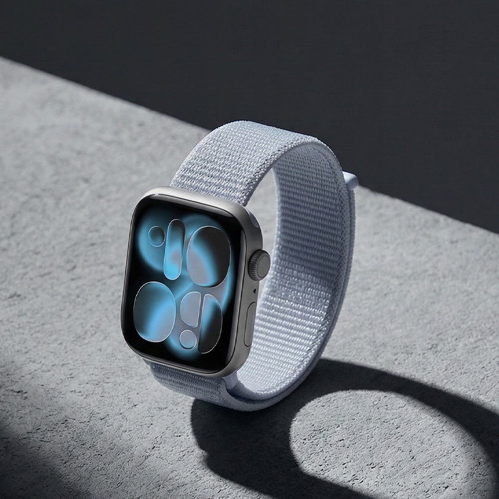 Armband für Apple Watch 42/41/40/38 mm, Crong Nylon, Hellblau