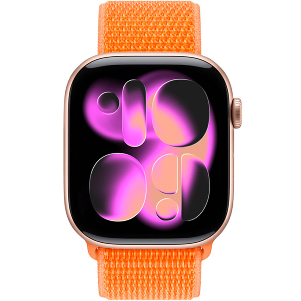 Armband für Apple Watch 42/41/40/38 mm, Crong Nylon, Orange