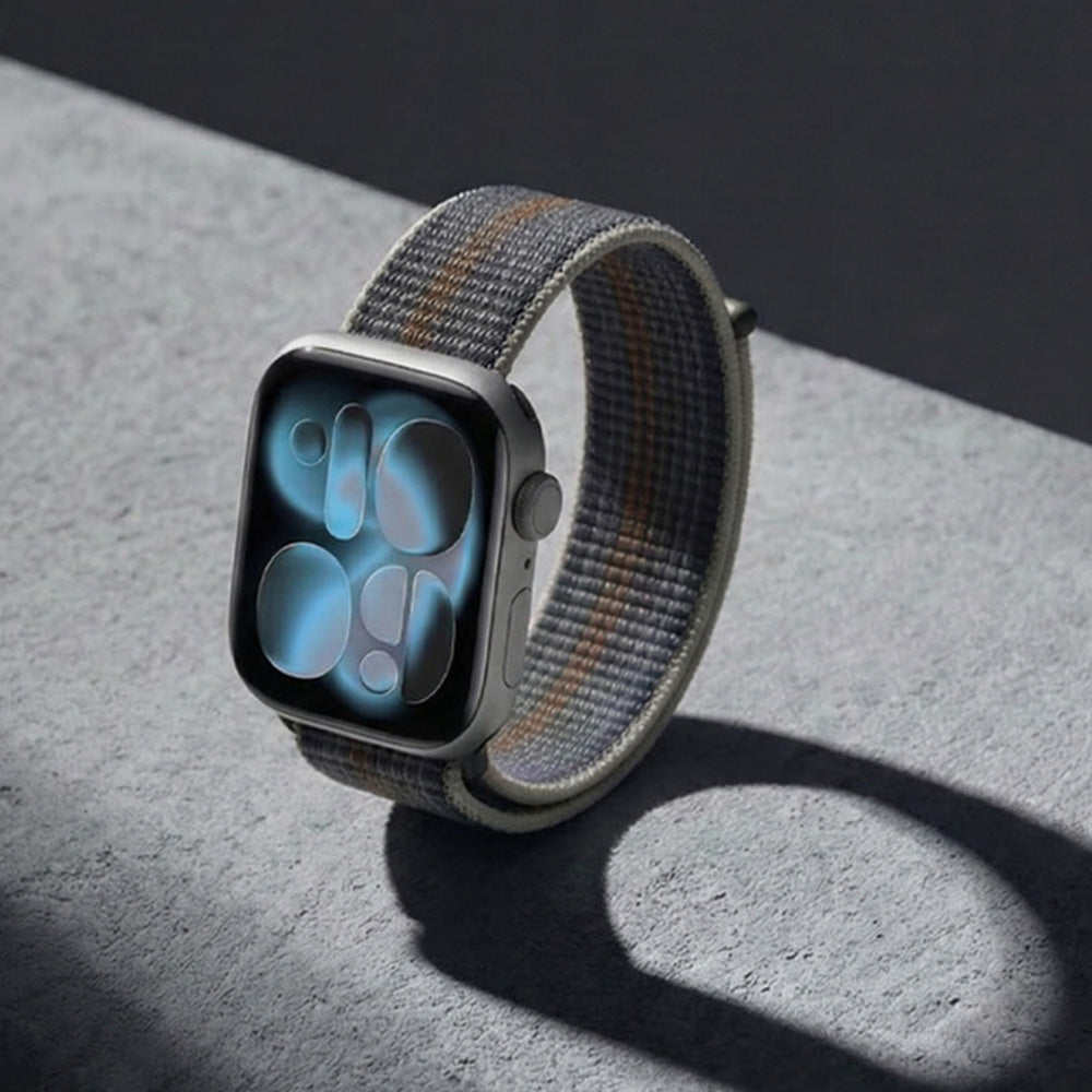 Armband für Apple Watch 49/46/45/44 mm, Crong Nylon, Mehrfarbig
