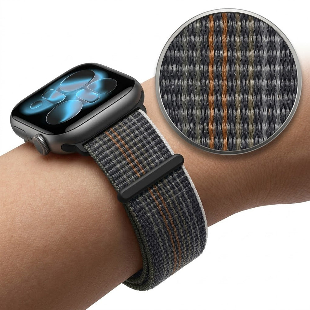 Armband für Apple Watch 49/46/45/44 mm, Crong Nylon, Mehrfarbig