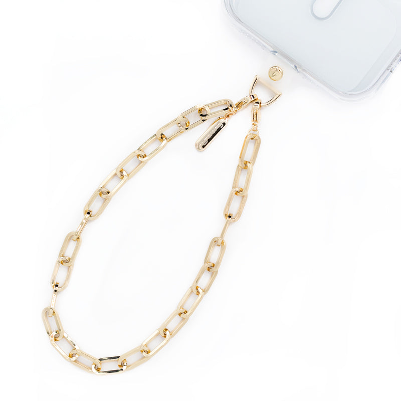Universal-Handyband für das Handgelenk, Crong Phone Charm, Gold
