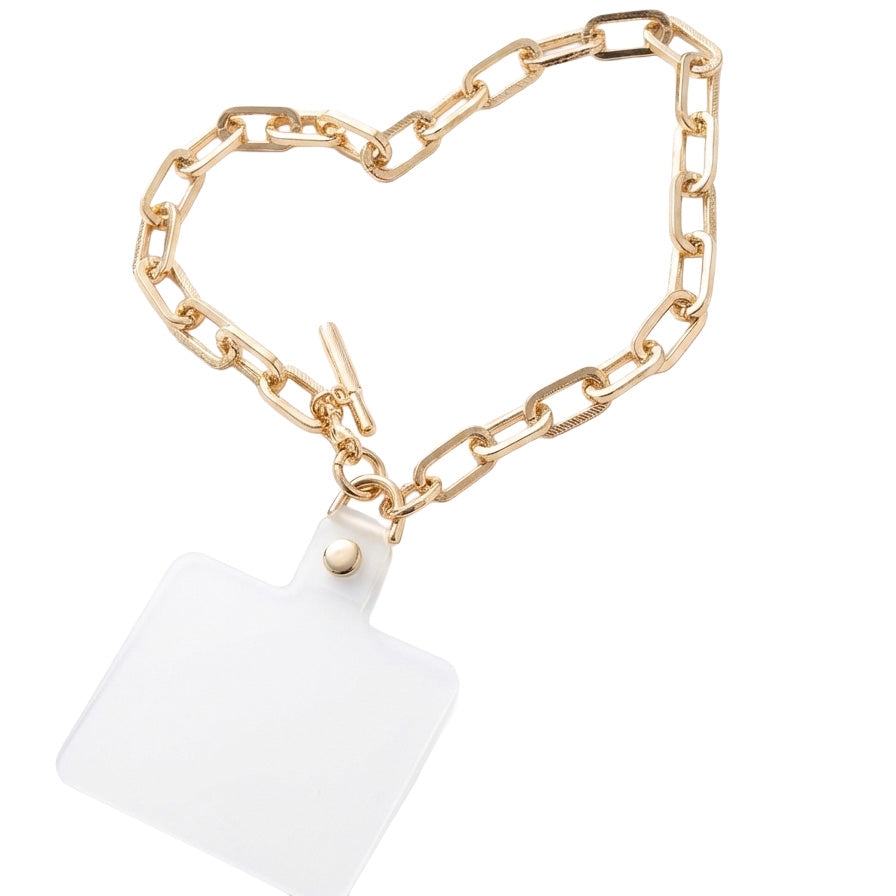 Universal-Handyband für das Handgelenk, Crong Phone Charm, Gold