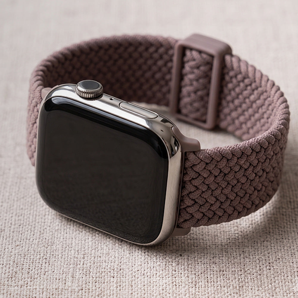 Armband für Apple Watch 42/41/40/38 mm, Crong Wave Band, Braun