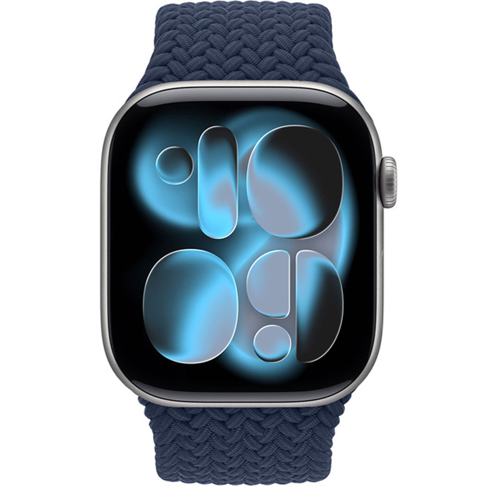 Armband für Apple Watch 42/41/40/38 mm, Crong Wave Band, Dunkelblau