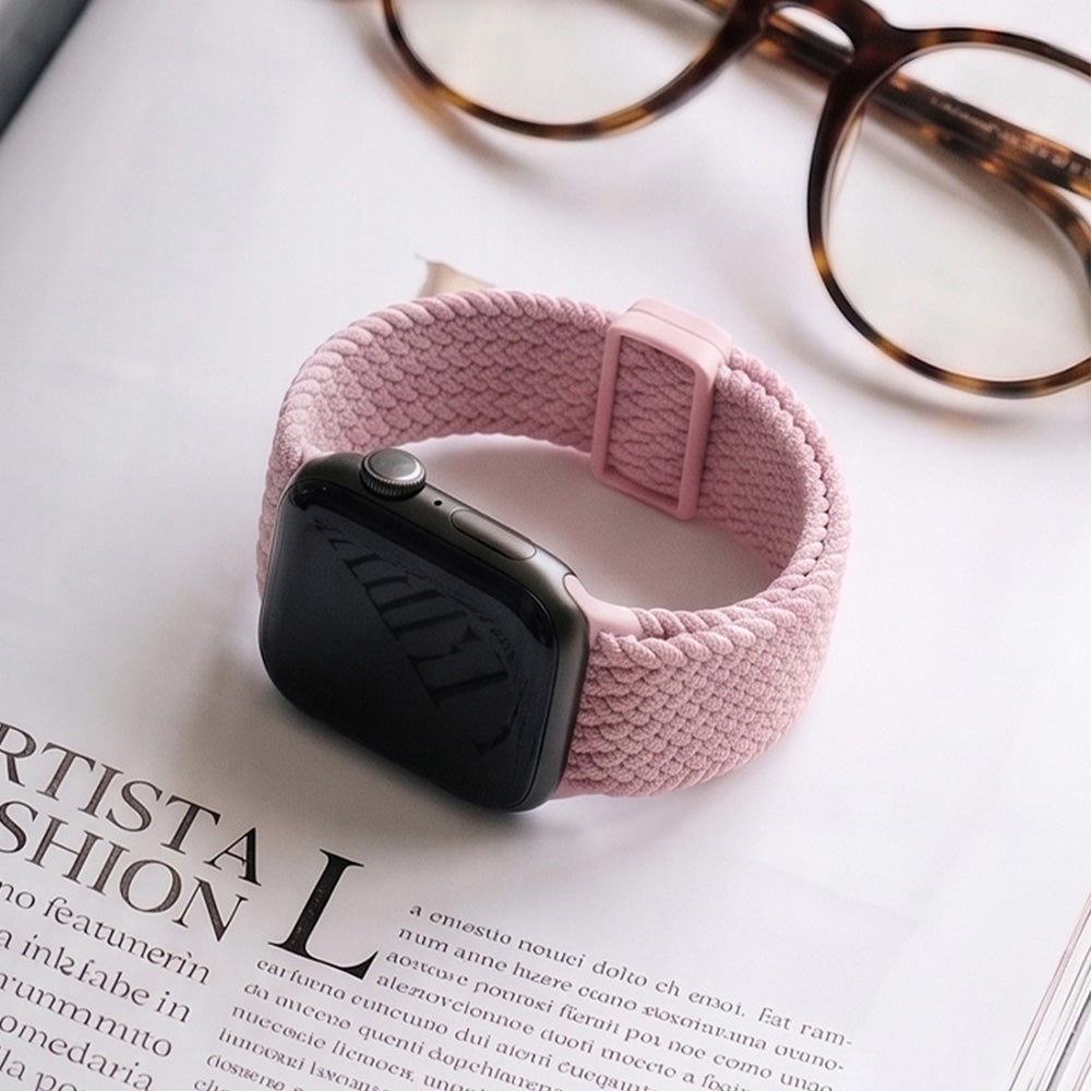 Armband für Apple Watch 42/41/40/38 mm, Crong Wave Band, Rosa