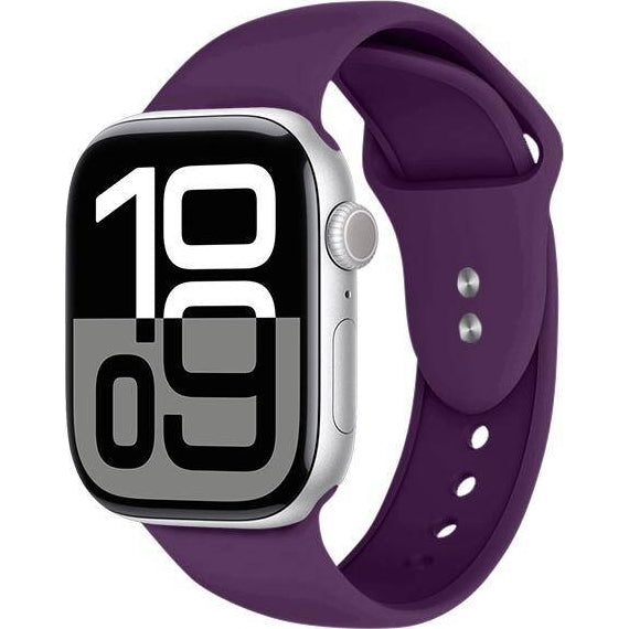 Armband für Apple Watch 44/45/46/49 mm, Crong Sport Liquid Band, Violett