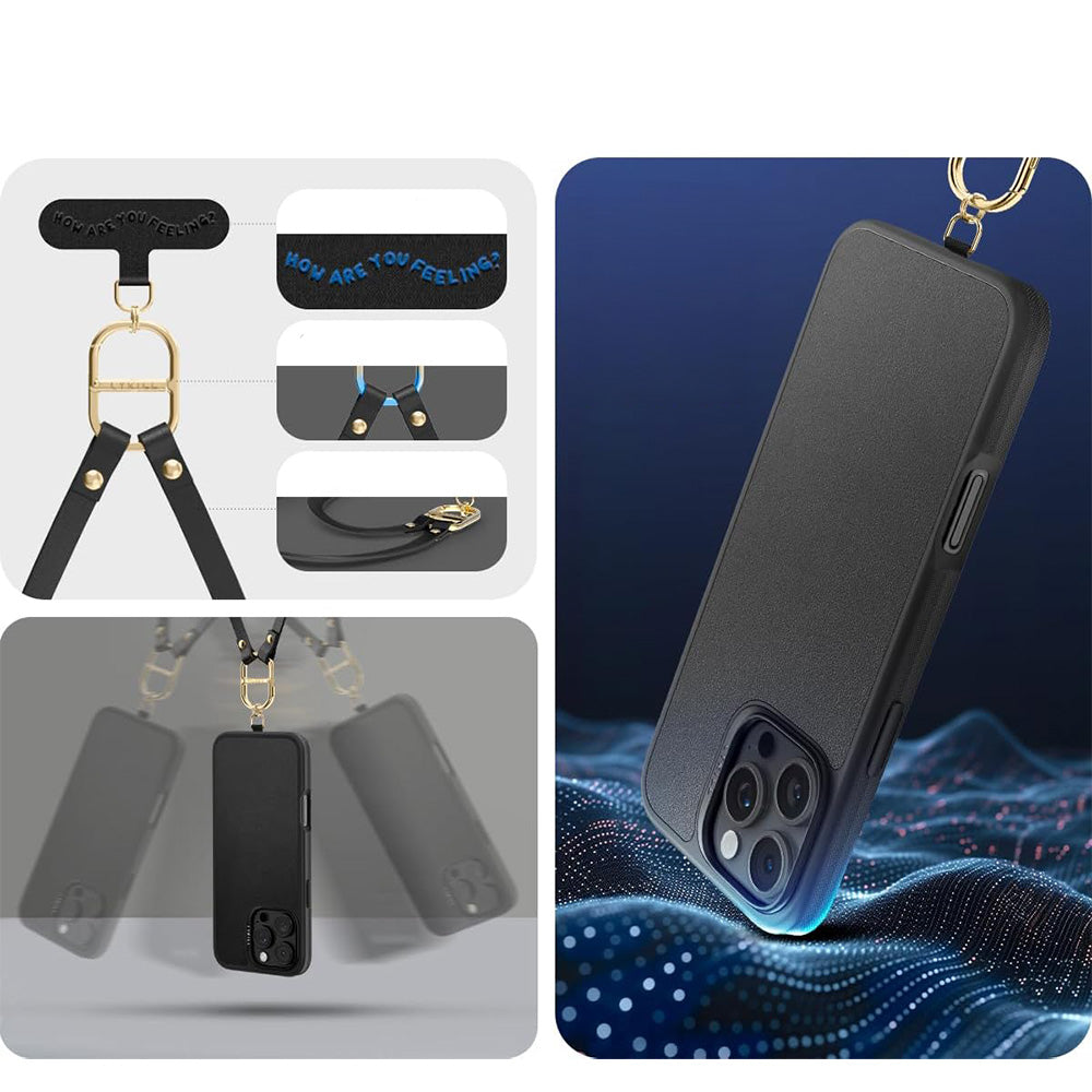 Handyhülle für iPhone 16 Pro, Spigen Cyrill Kajuk Classic Charm Mag mit MagSafe, Schwarz