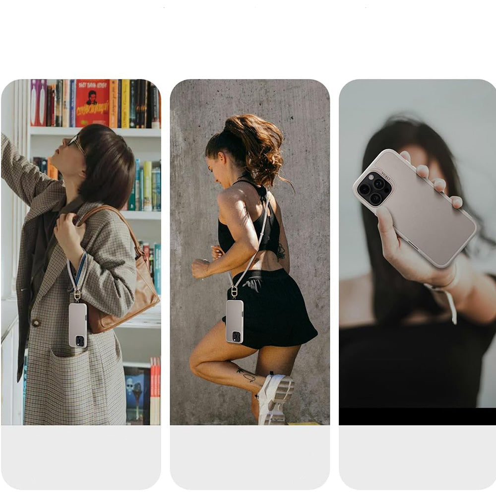 Handyhülle für iPhone 16 Pro, Spigen Cyrill Kajuk Classic Charm Mag mit MagSafe, Beige