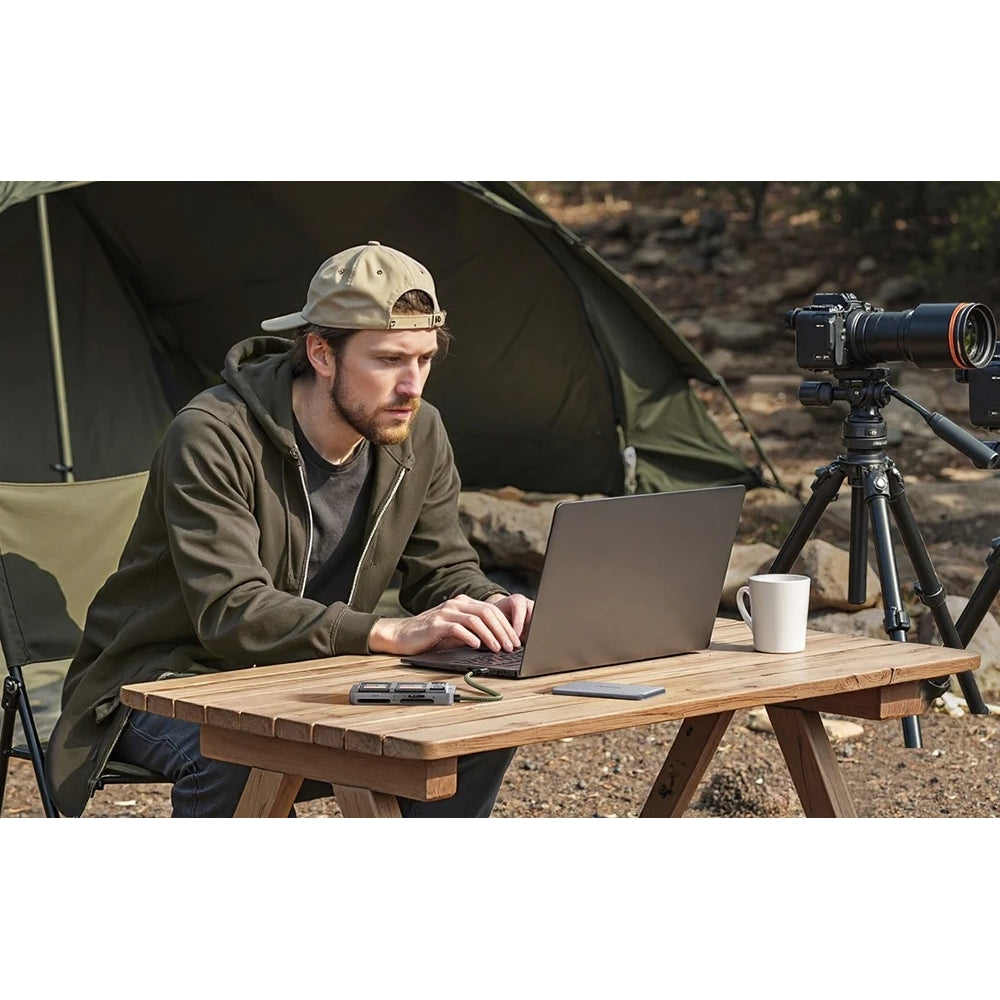Kartenleser USB-C Ugreen CM868 2x SD 1x TF 170 MB/s, Grau
