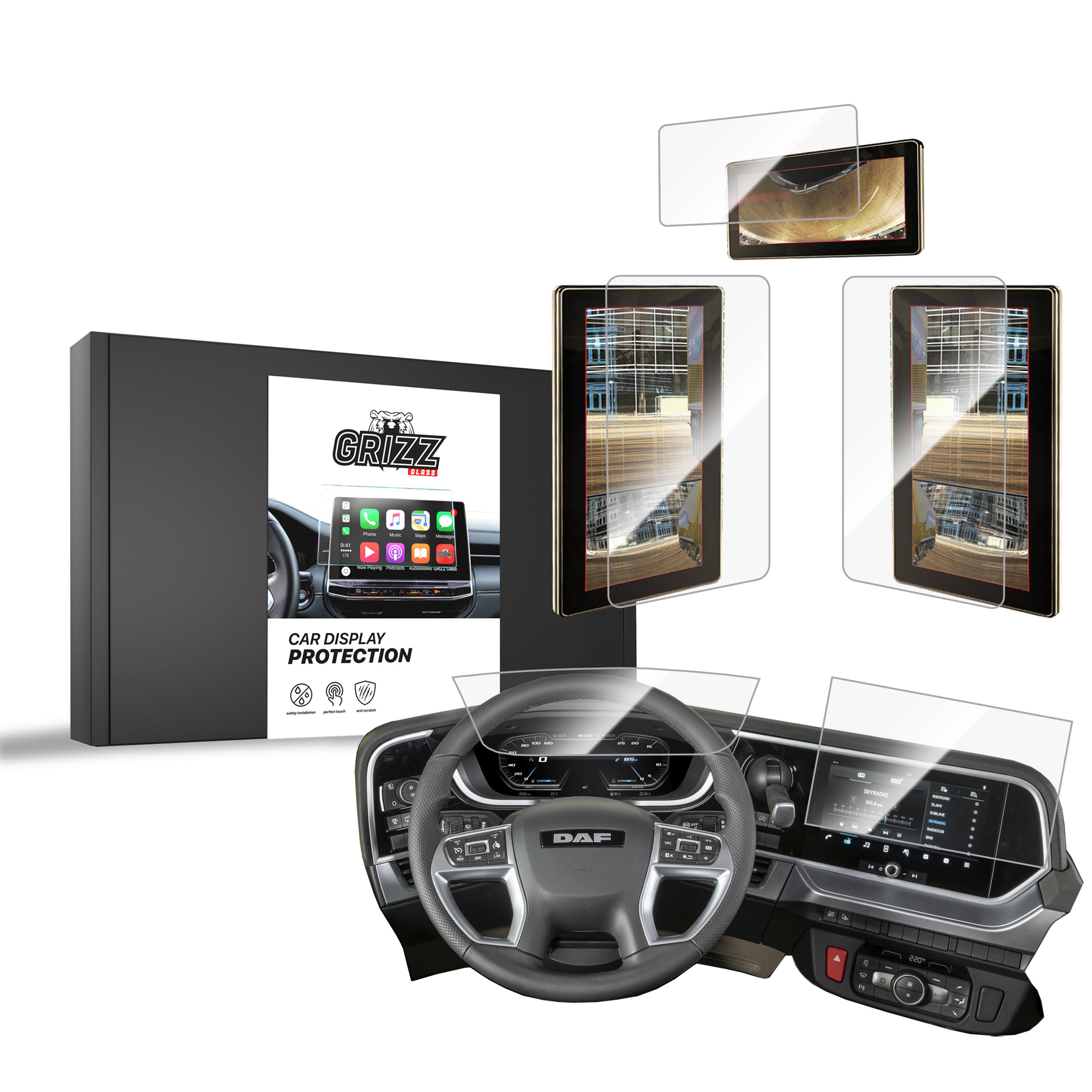 Keramische Autodisplayfolie für DAF XF NGD, Grizz Protector