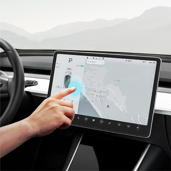 Matte Autodisplayfolie für Tesla Model S Facelift (2025), Grizz Protector