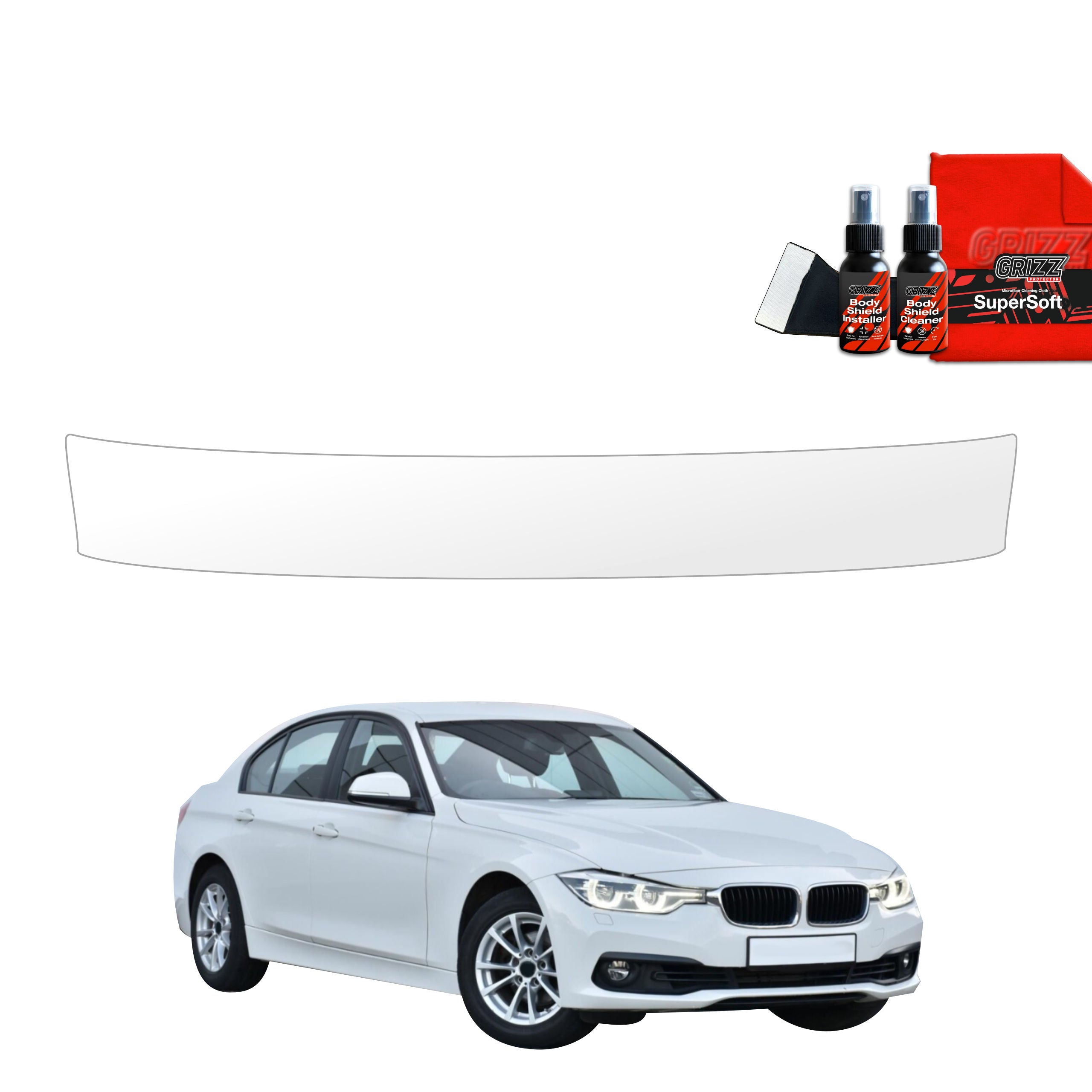 Schutzfolie Grizz Protector für Ladekante - BMW 3 F30 Sedan LCI (2015-2018)