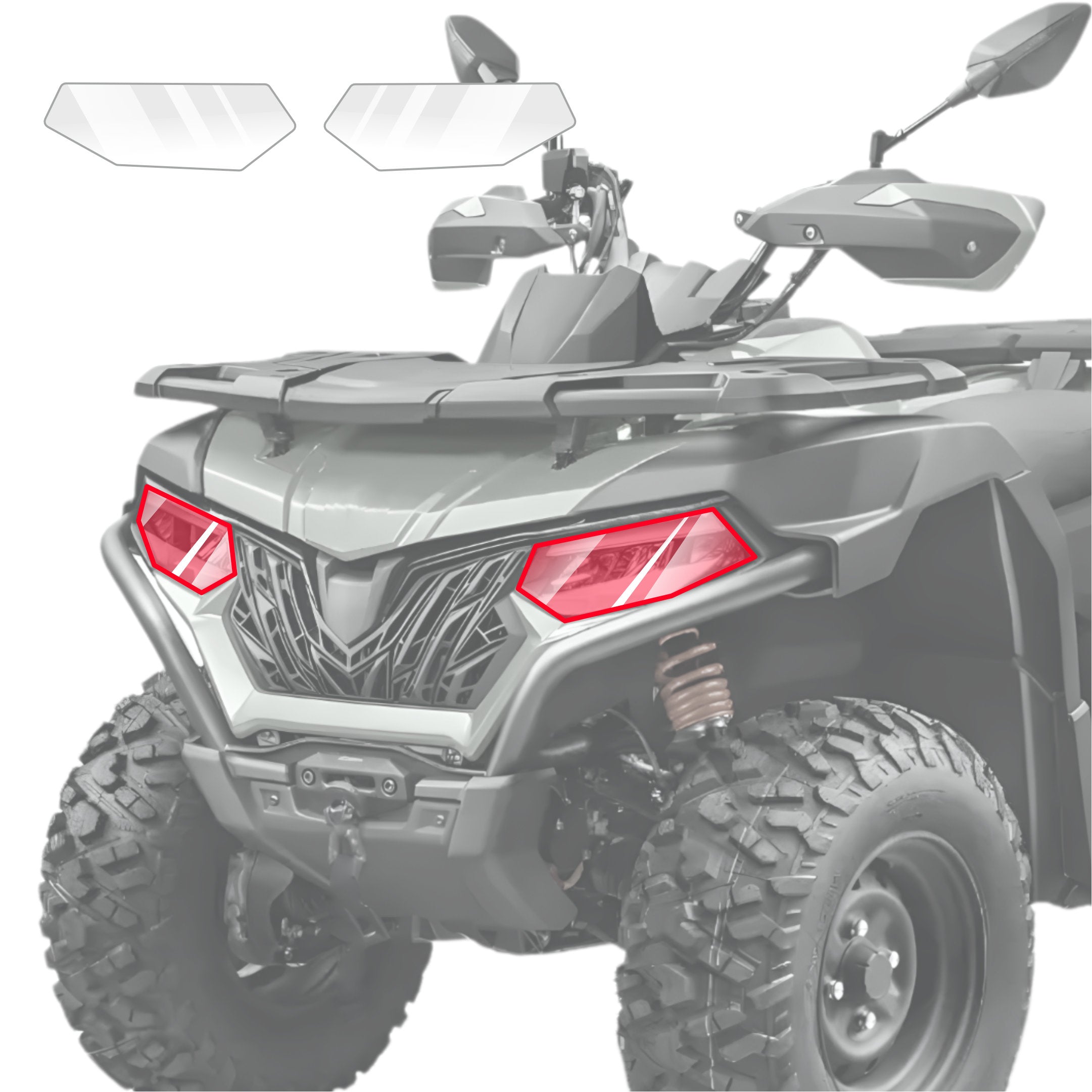 2in1 Schutzfolie Grizz Protector - CFMOTO CFORCE 625 (2020-2026)