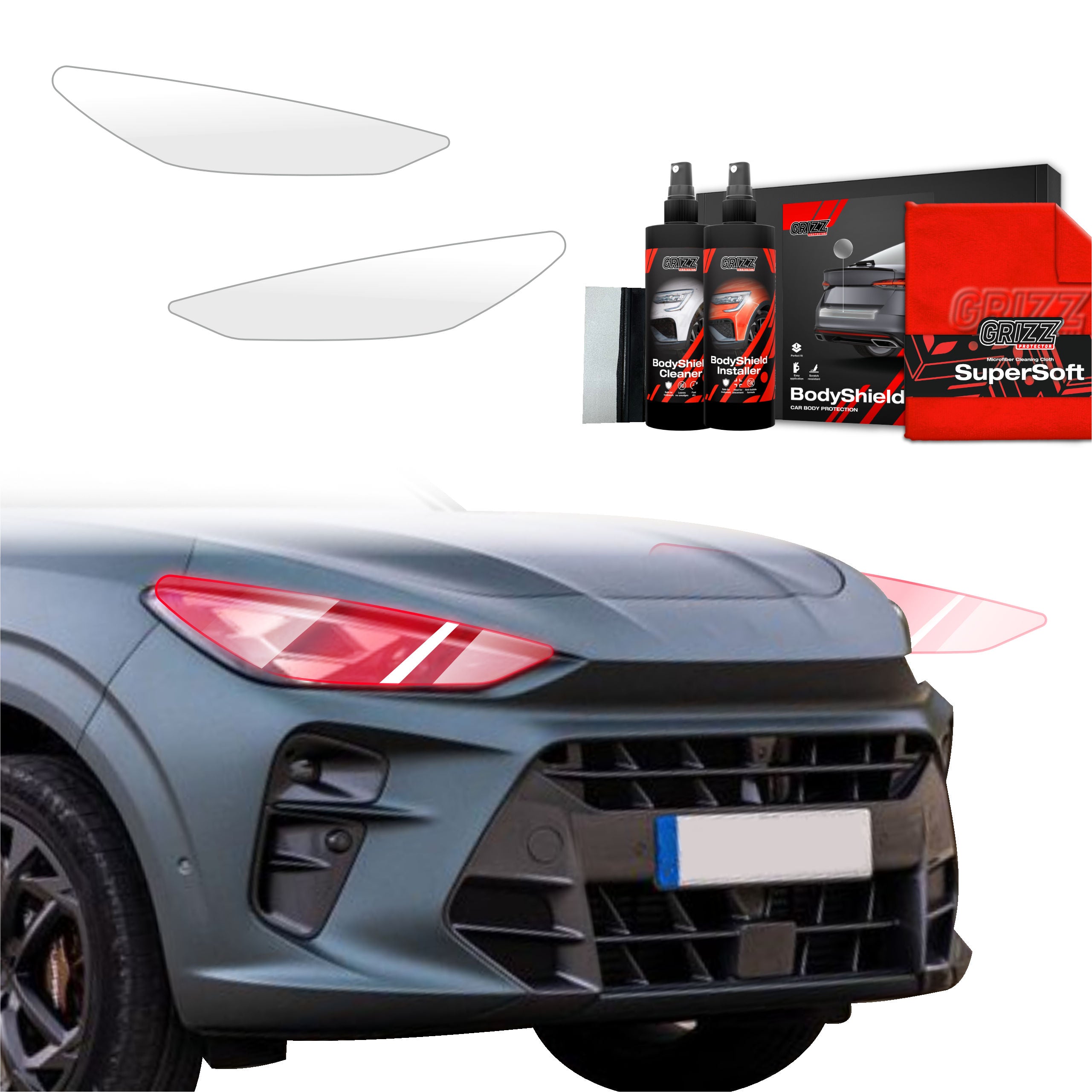 2in1 Schutzfolie Grizz Protector für Scheinwerfer - Cupra Terramar (2024-2026)