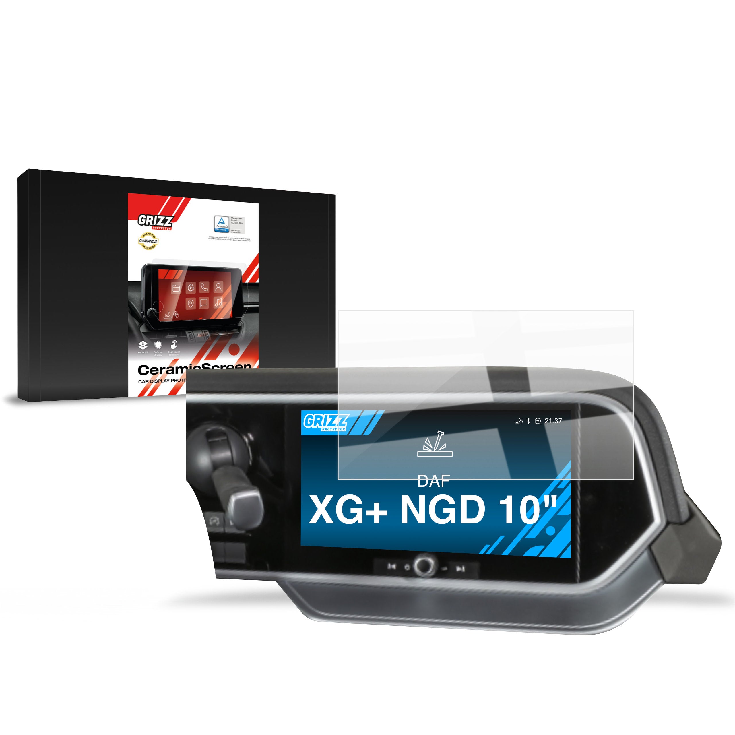 Keramische Autodisplayfolie für DAF XG+ NGD, Grizz Protector