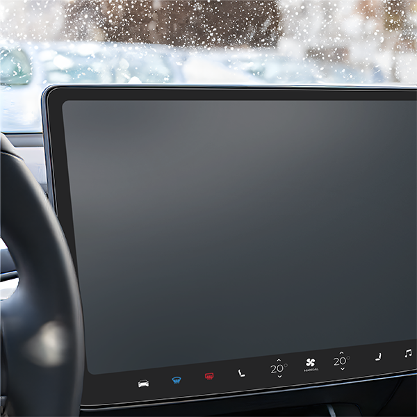 Matte Autodisplayfolie für Tesla Model S Facelift (2025), Grizz Protector
