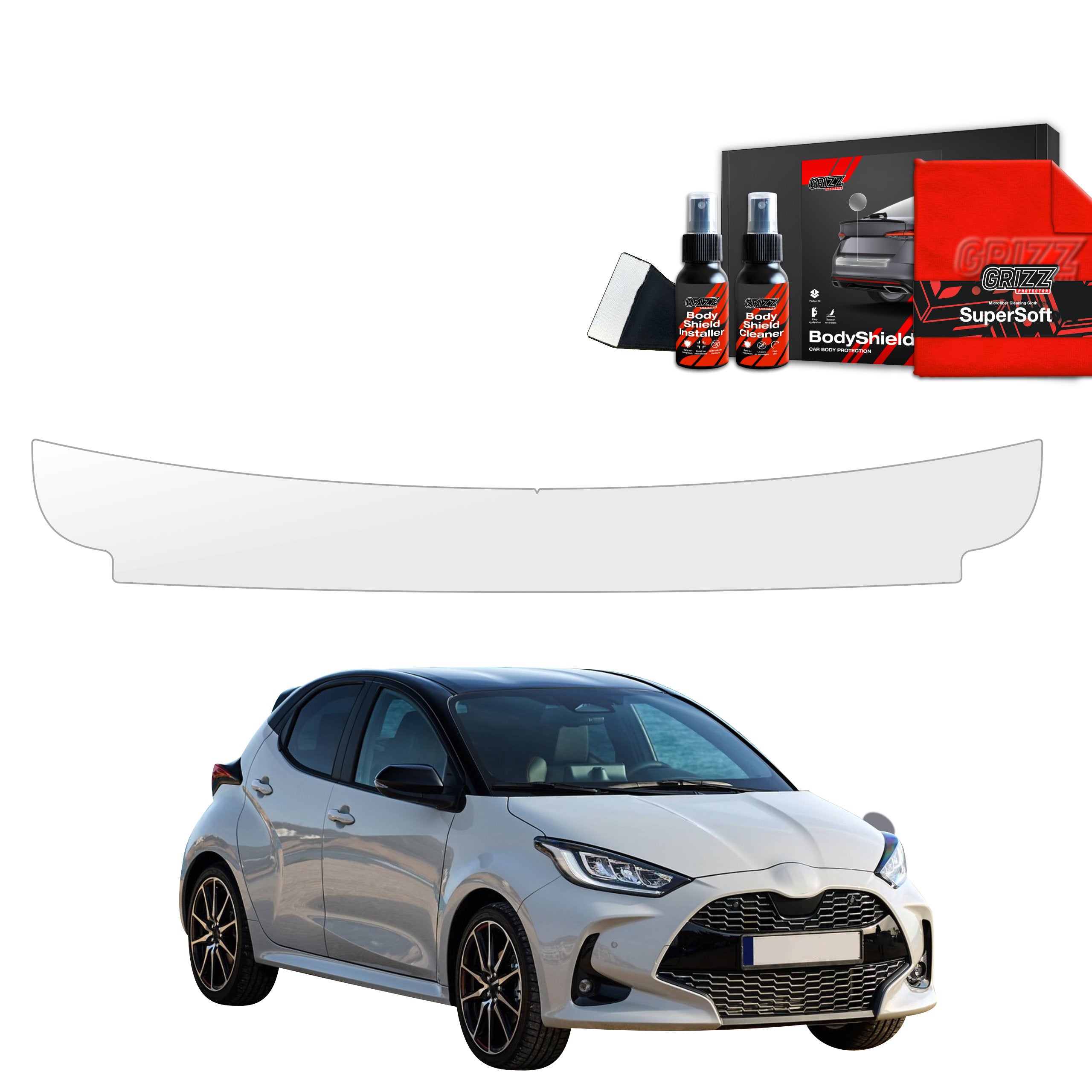 Schutzfolie Grizz Protector für Ladekante - Toyota Yaris HEV (2020-2026)