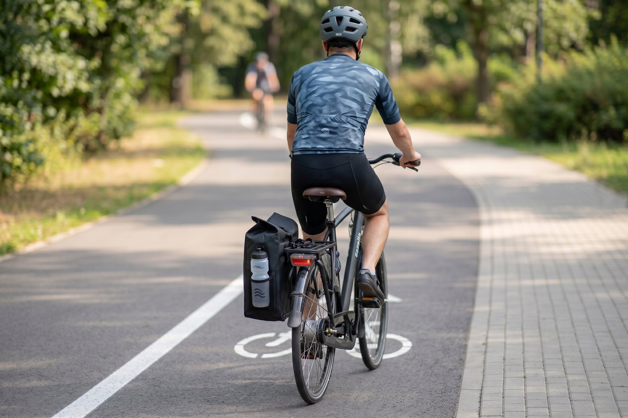Fahrradtasche für den Gepäckträger, Vayox VA0444B 25L, Schwarz