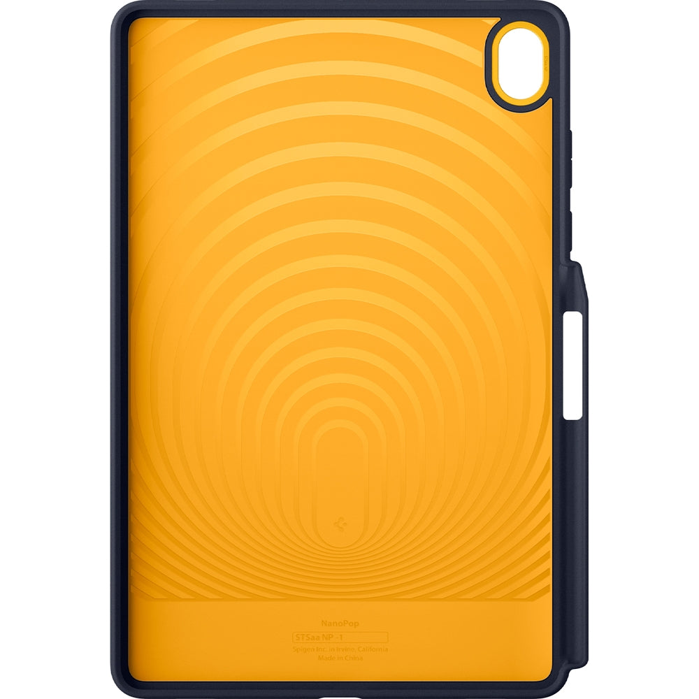 Hülle für Galaxy Tab S11, Spigen Nano Pop, Dunkelblau-Gelb