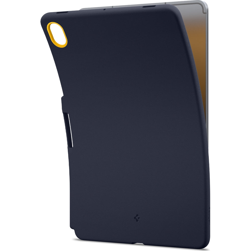 Hülle für Galaxy Tab S11, Spigen Nano Pop, Dunkelblau-Gelb
