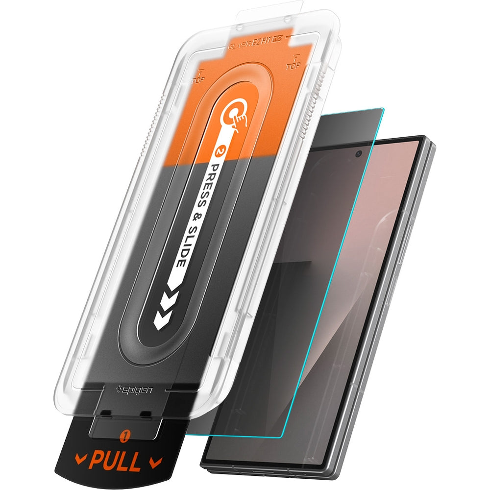 Glas + Applikator für Galaxy Z Fold7 / Fold8 Ultra, Spigen Glas.tR EZ Fit Pro (AC) Privacy 2-Pack (3/18)