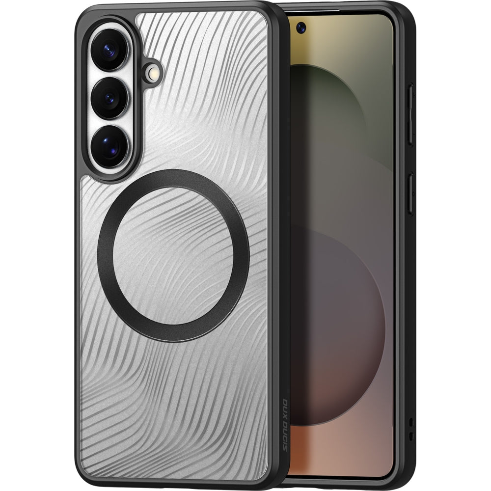 Handyhülle für Galaxy S26 Plus, Dux Ducis Aimo Mag, Schwarz und Transparent