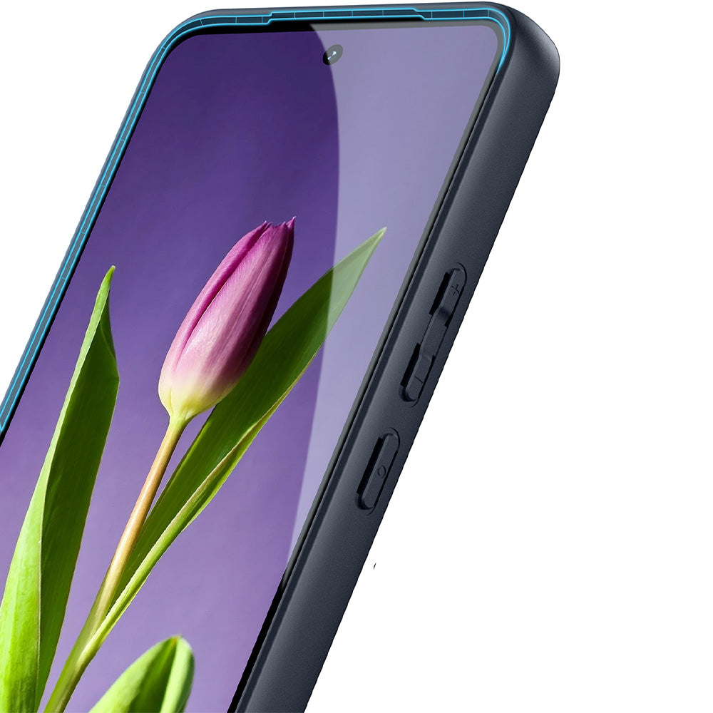 Handyhülle für Galaxy S25 FE, Dux Ducis AIMO, Transparent mit Schwarzen Rahmen