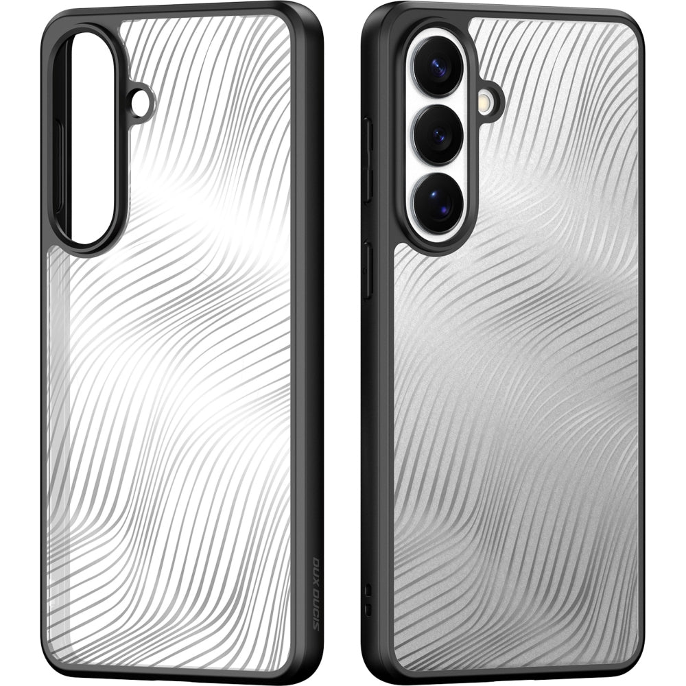 Handyhülle für Galaxy S26, Dux Ducis Aimo, Schwarz und Transparent