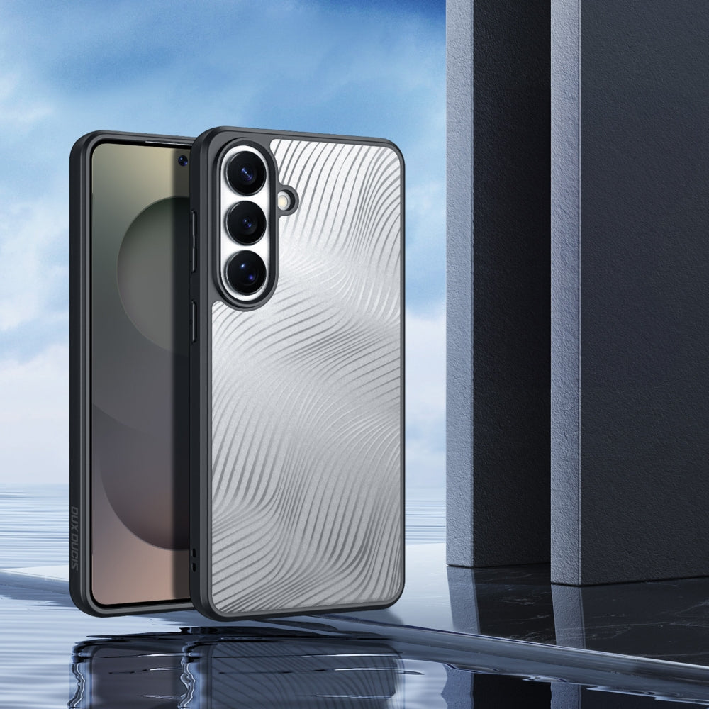 Handyhülle für Galaxy S26, Dux Ducis Aimo, Schwarz und Transparent
