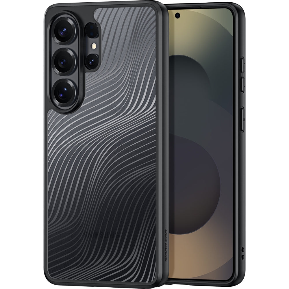 Handyhülle für Galaxy S26 Ultra, Dux Ducis Aimo, Schwarz und Transparent