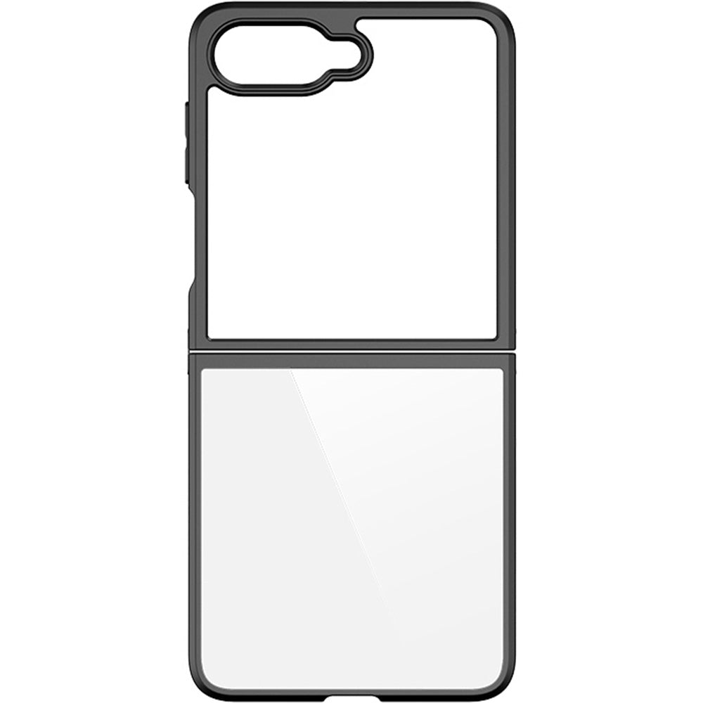 Handyhülle für Galaxy Z Flip8, Dux Ducis Aimo, Transparent mit Schwarzen Rahmen