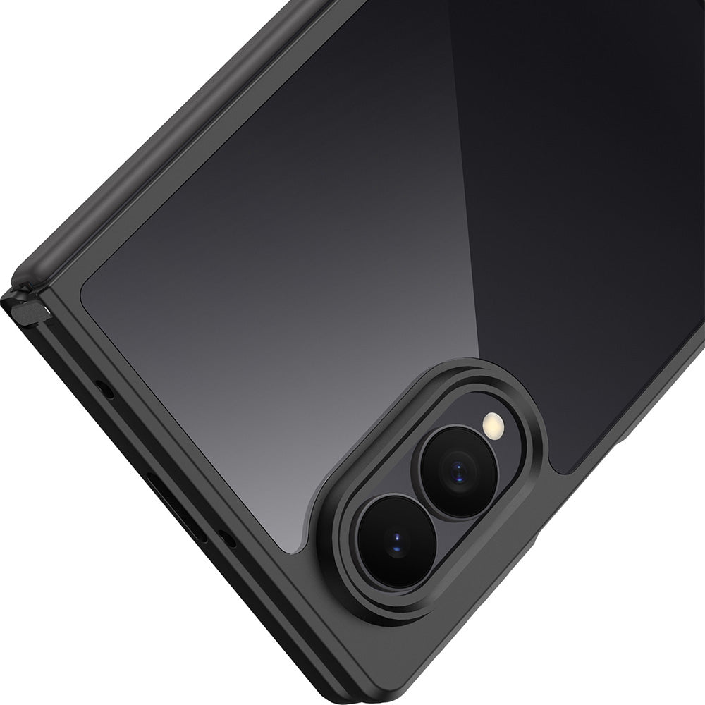 Handyhülle für Galaxy Z Fold8, Dux Ducis Aimo, Transparent mit Schwarzen Rahmen