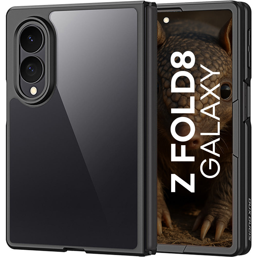 Handyhülle für Galaxy Z Fold8, Dux Ducis Aimo, Transparent mit Schwarzen Rahmen