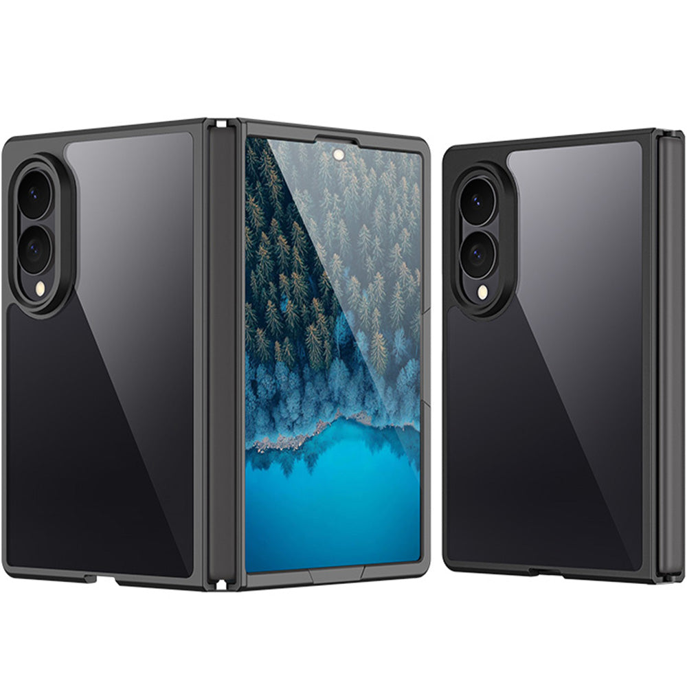 Handyhülle für Galaxy Z Fold8, Dux Ducis Aimo, Transparent mit Schwarzen Rahmen