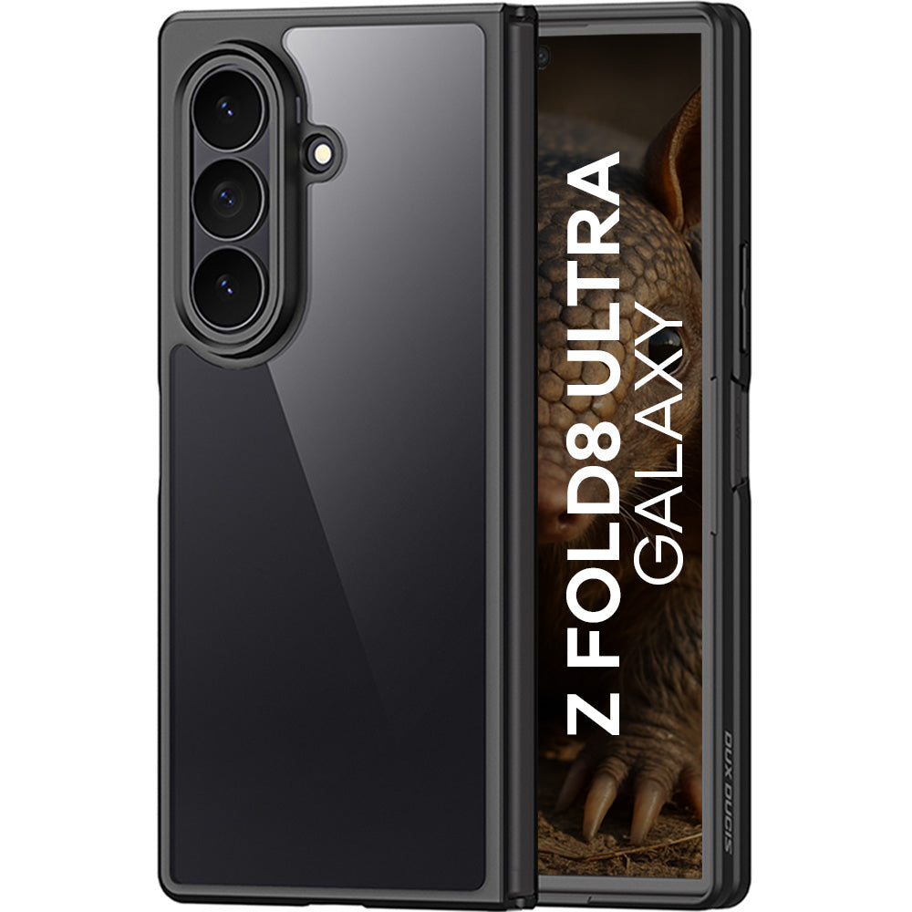 Handyhülle für Galaxy Z Fold8 Ultra, Dux Ducis Aimo, Transparent mit Schwarzen Rahmen