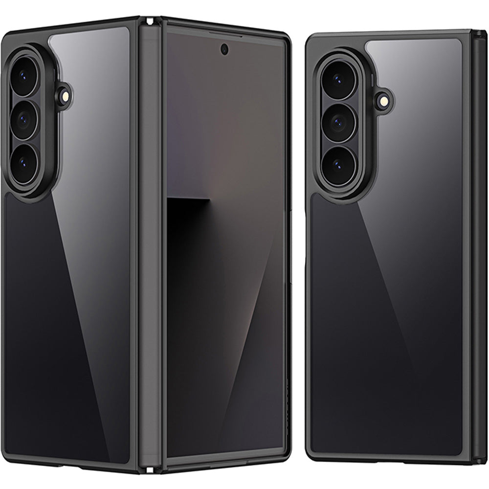 Handyhülle für Galaxy Z Fold8 Ultra, Dux Ducis Aimo, Transparent mit Schwarzen Rahmen