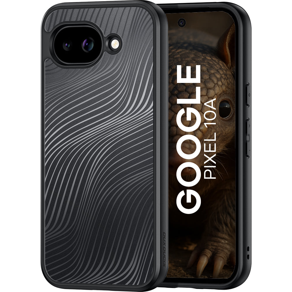Handyhülle für Google Pixel 10a, Dux Ducis Aimo, Transparent mit Schwarzen Rahmen