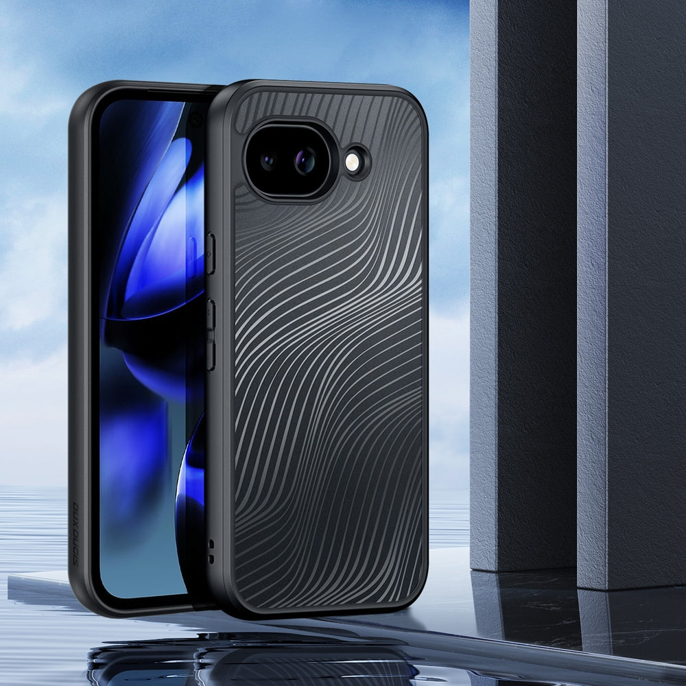 Handyhülle für Google Pixel 10a, Dux Ducis Aimo, Transparent mit Schwarzen Rahmen