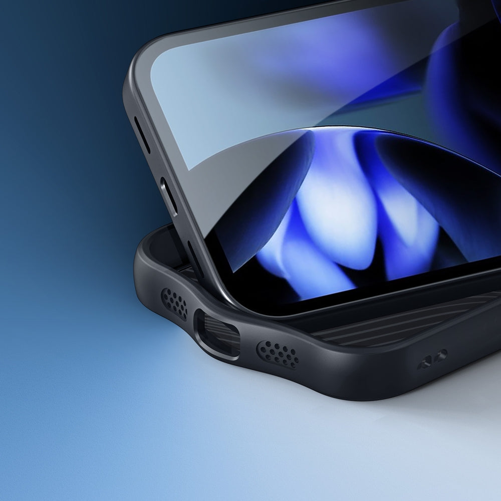 Handyhülle für Google Pixel 10a, Dux Ducis Aimo, Transparent mit Schwarzen Rahmen