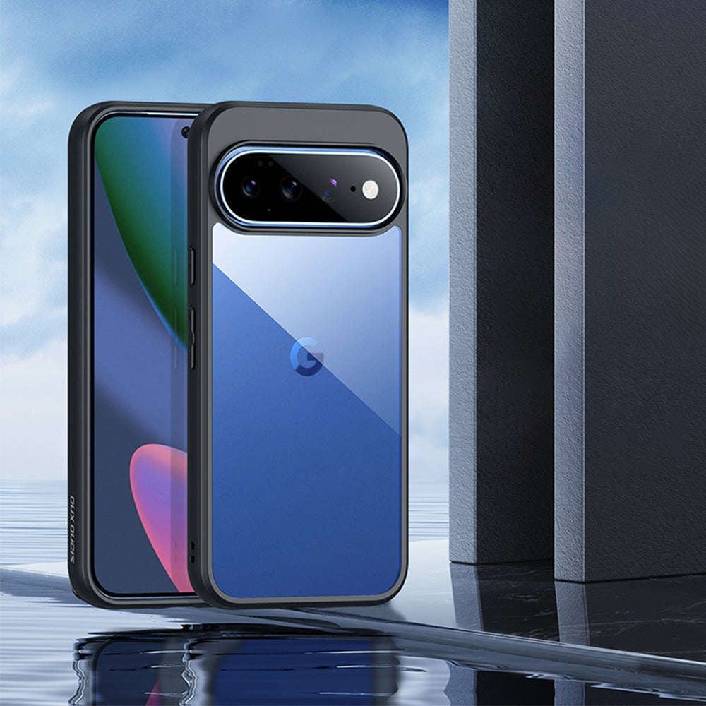 Handyhülle für Google Pixel 11 Pro XL, Dux Ducis Aimo, Transparent mit Schwarzen Rahmen