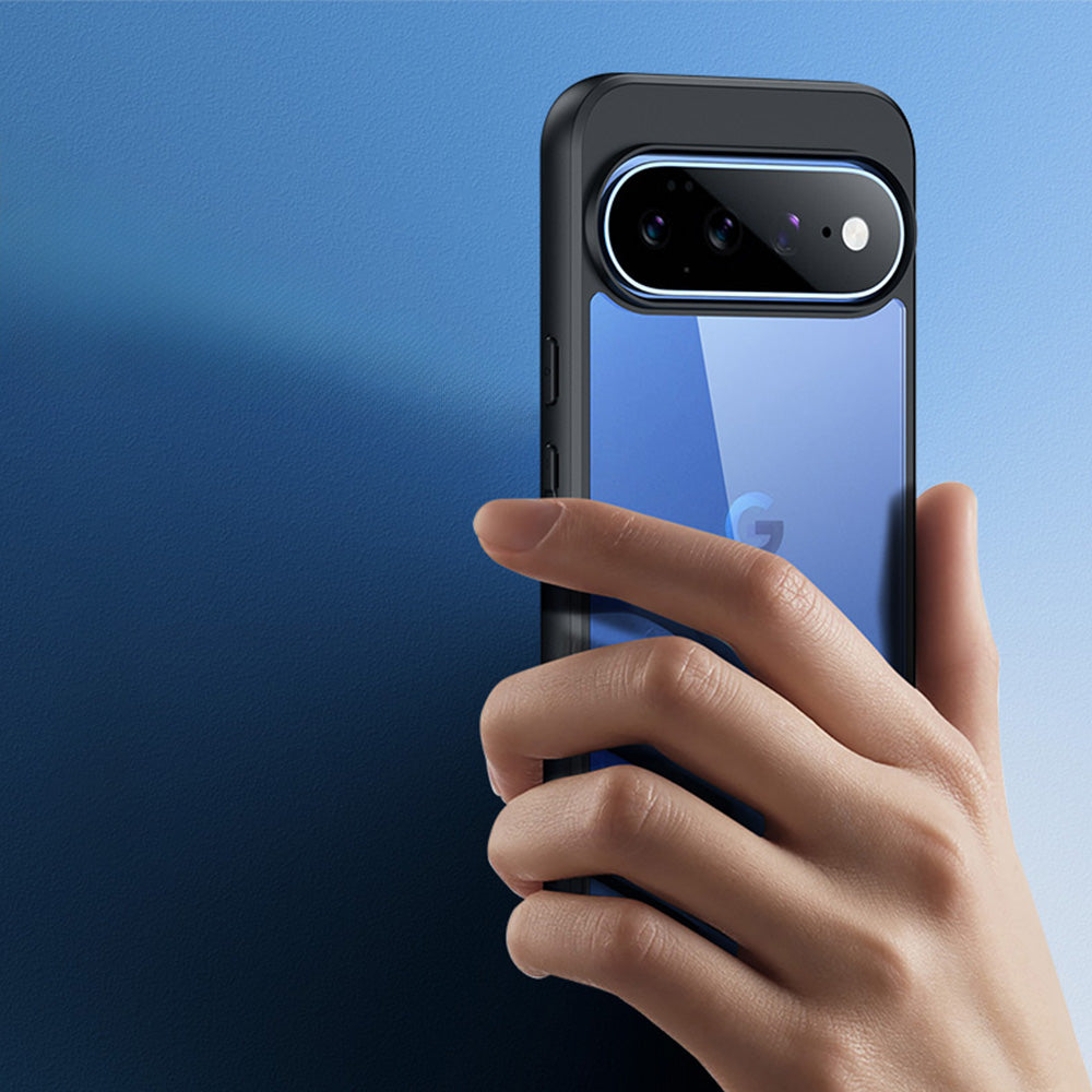 Handyhülle für Google Pixel 11 Pro XL, Dux Ducis Aimo, Transparent mit Schwarzen Rahmen