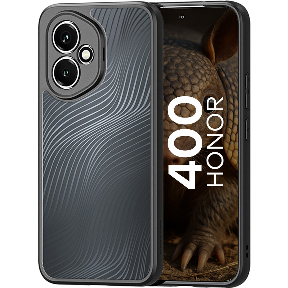 Handyhülle für Honor 400, Dux Ducis Aimo, Schwarz-Transparent