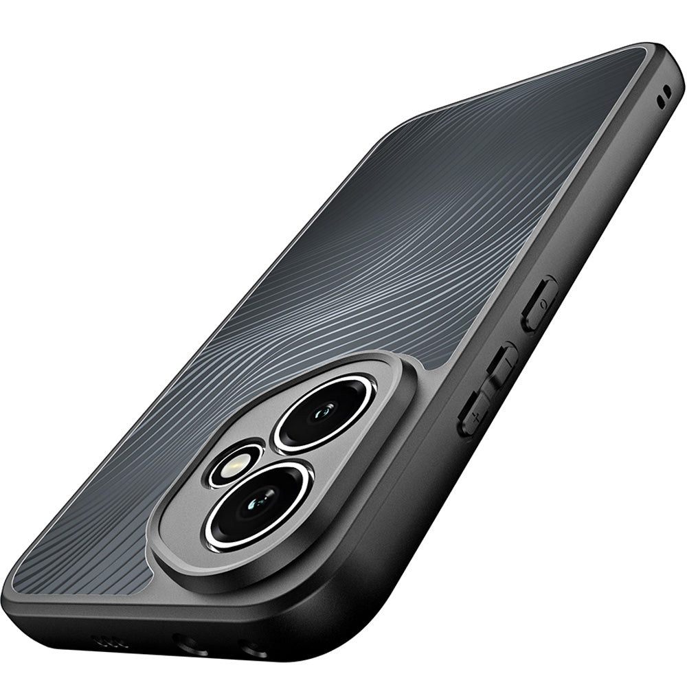 Handyhülle für Honor 400, Dux Ducis Aimo, Schwarz-Transparent