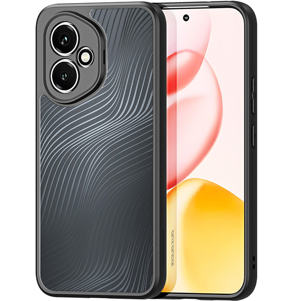 Handyhülle für Honor 400, Dux Ducis Aimo, Schwarz-Transparent