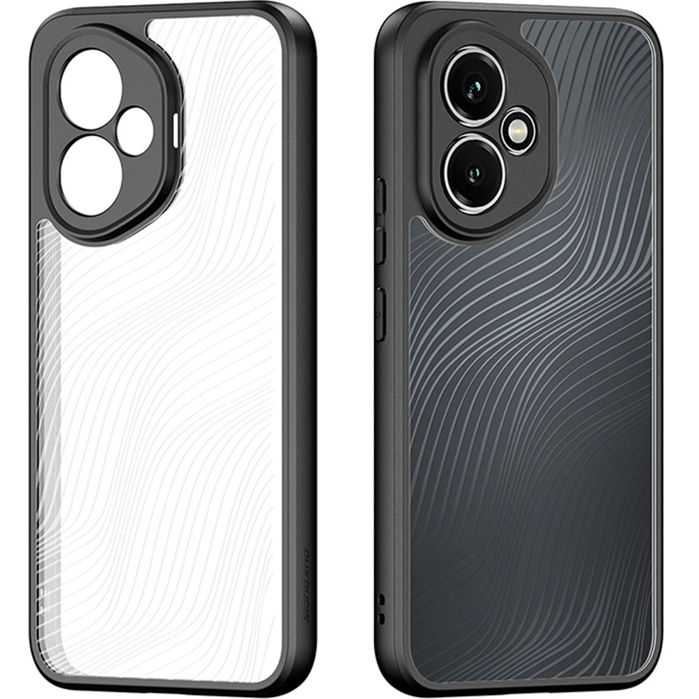 Handyhülle für Honor 400, Dux Ducis Aimo, Schwarz-Transparent