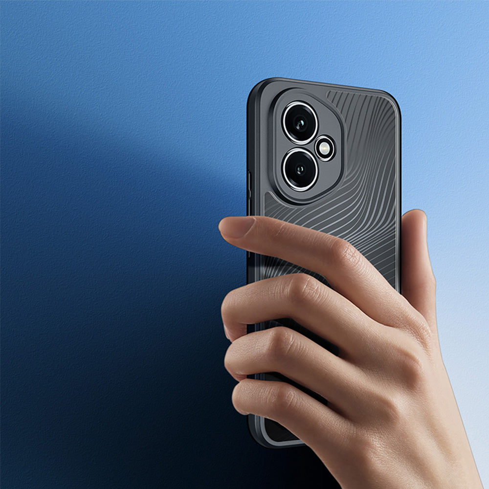 Handyhülle für Honor 400, Dux Ducis Aimo, Schwarz-Transparent