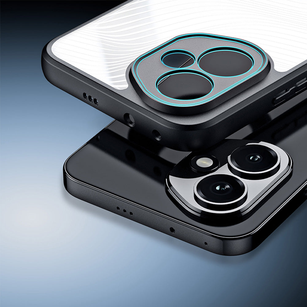 Handyhülle für Honor 400, Dux Ducis Aimo, Schwarz-Transparent