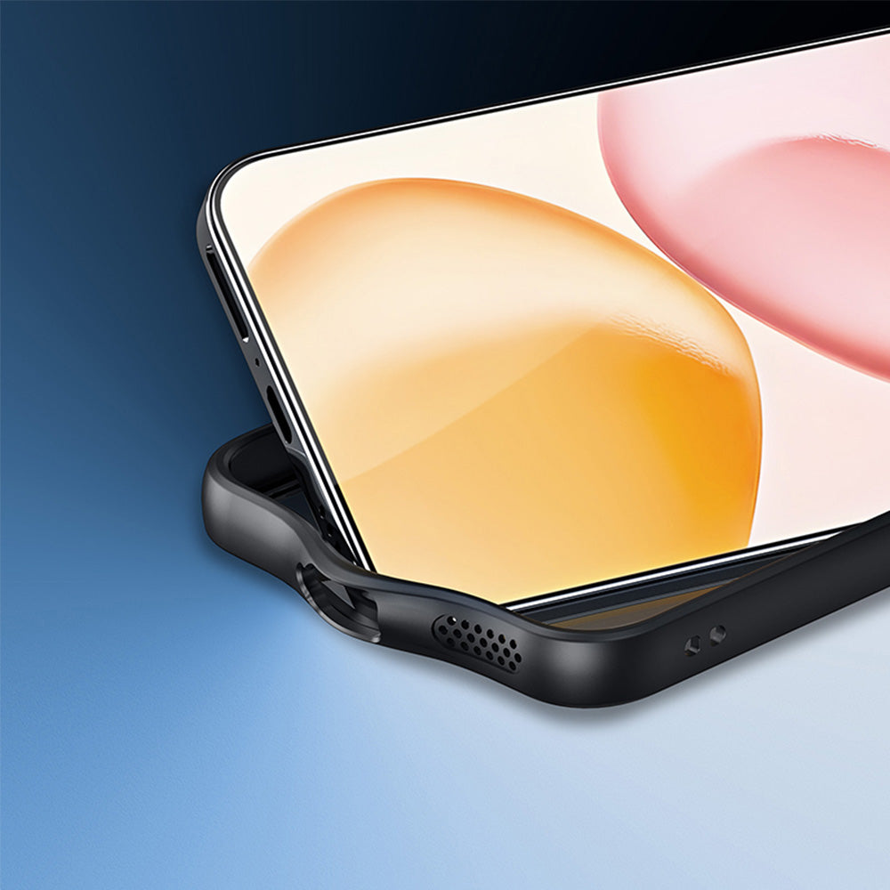 Handyhülle für Honor 400, Dux Ducis Aimo, Schwarz-Transparent