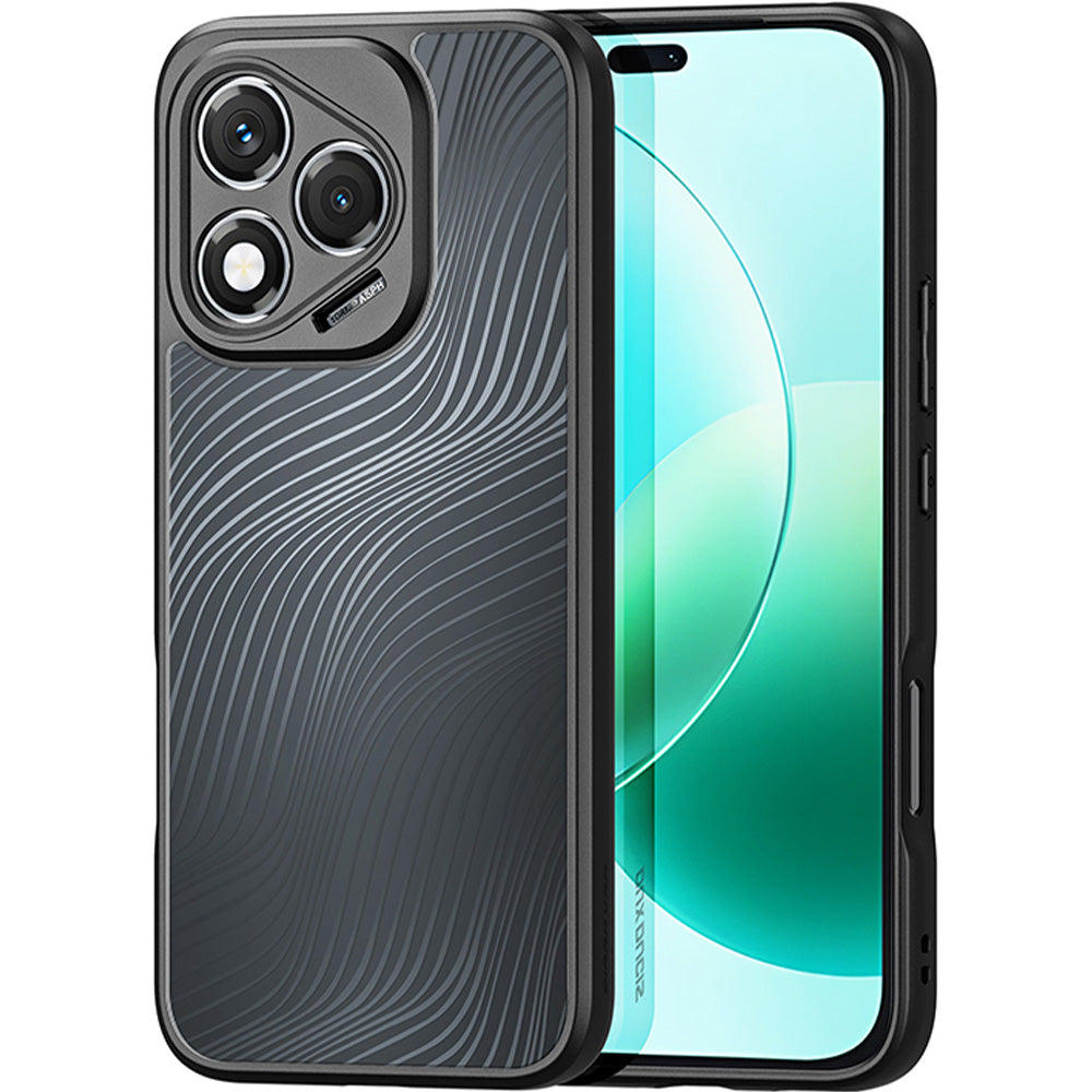 Handyhülle für Honor 400 Lite, Dux Ducis Aimo, Schwarz und Transparent